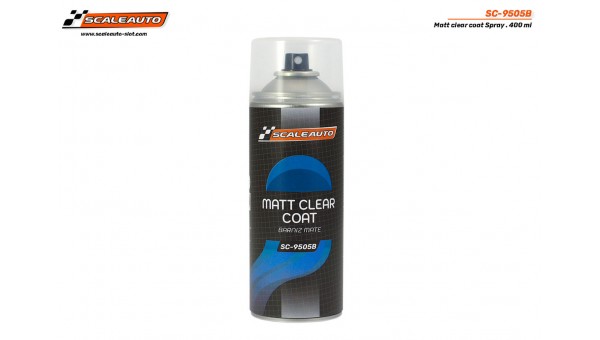 Spray barniz Mate 400ml Transparente. de Scaleauto - SC-9505B