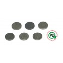 Contrapeso Tungsteno cilindrico 6.3x1mm 0,58 grs