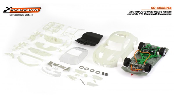 HSV-010 JGTC White Racing Kit with complete RT4 Ch