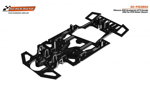 Chasis 3DP Scaleauto GT3 Honda HSV para Soporte Motor RT4.