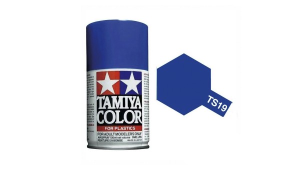 Pintura Spray 100ml. Azul Metalico Tamiya TS-19