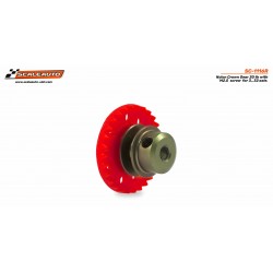 Corona 30d inline nylon roja con tornillo M2.5