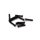 10 x Tornillos conicos Phillips NEGRO M2 x 12mm