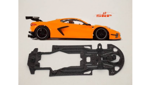 Chasis 3D Bicomponente, Corvette C8.R (Bancada SLOT.IT). NSR Body.