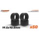 Neum. Goma A-S25 (Shore 25) 19,5x10,5mm Racing Slick para Llantas de 15,8 a 17mm. Bulk Pack 50 unid