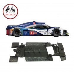 Peugeot 9X8 LMH GE de Scaleauto. Chasis 3D GE