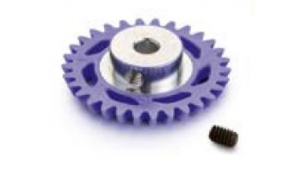 29 teeth, hex screw M2, light plastic, Ø16mm