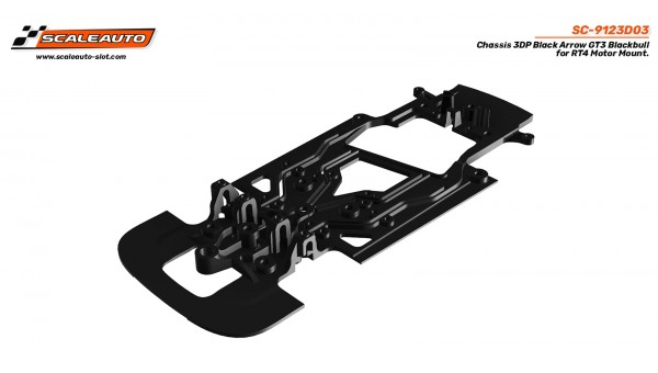 Chasis 3DP Black Arrow GT3 Blackbull para Soporte Motor RT4.