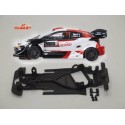 Chasis 3D Bicomponente, Toyota YARIS WRC in Angle. For SCX Body. (Rally)