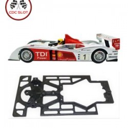 Audi R10/Porsche Spyder SK de Avant Slot. Chasis 3D Skeleton