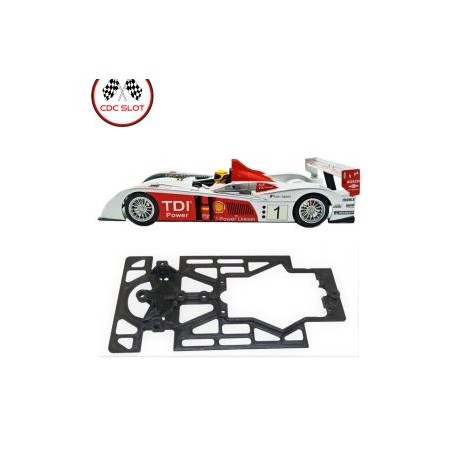 Audi R10/Porsche Spyder SK de Avant Slot. Chasis 3D Skeleton