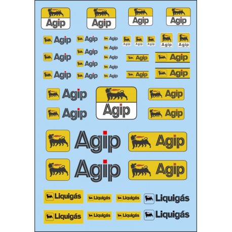 AGIP calca al agua.