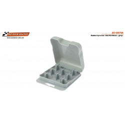 Caja porta neumaticos goma 60x70x18mm -gris-