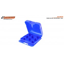 Caja porta neumaticos goma 60x70x18mm -azul-