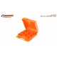 Caja porta neumaticos goma 60x70x18mm -naranja-