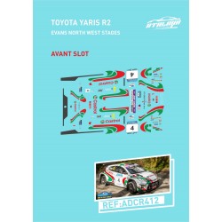 Calcas 1/32 Yaris Rally2 Avantslot Castrol