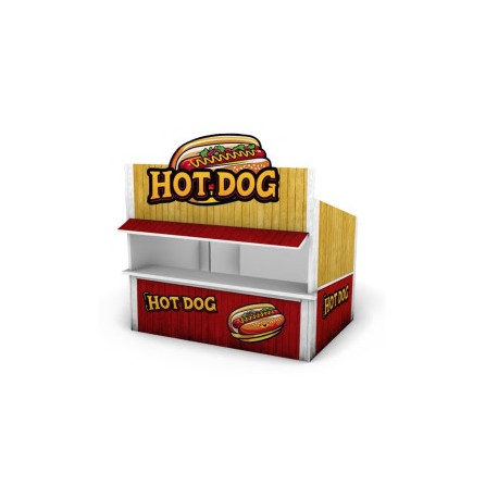 Stand de venta Hotdog