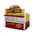 Stand de venta Hotdog