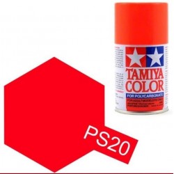 Pintura Spray Policarb 100ml. Rojo Fluor PS-20